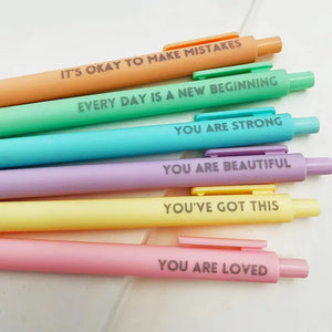 Uenuku Kids Positive affirmation rainbow pens